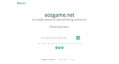 Desktop Screenshot of eosgame.net