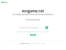 Tablet Screenshot of eosgame.net